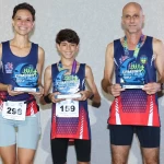 Família apucaranense se destaca na 2ª edição do Cambira Night Run